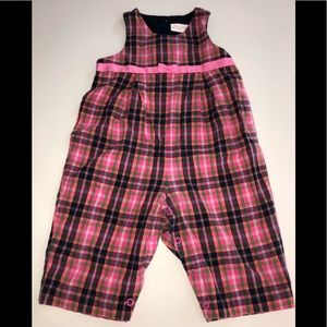 Hartstrings plaid romper Jumper overall
